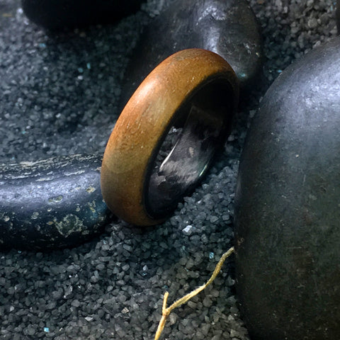 The Artemis - Anigre Wood Ring - Oxu Jewelry